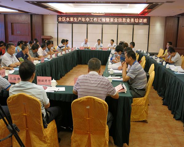 全區(qū)水果生產(chǎn)年中工作匯報會 全區(qū)水果生產(chǎn)年中工作匯報會